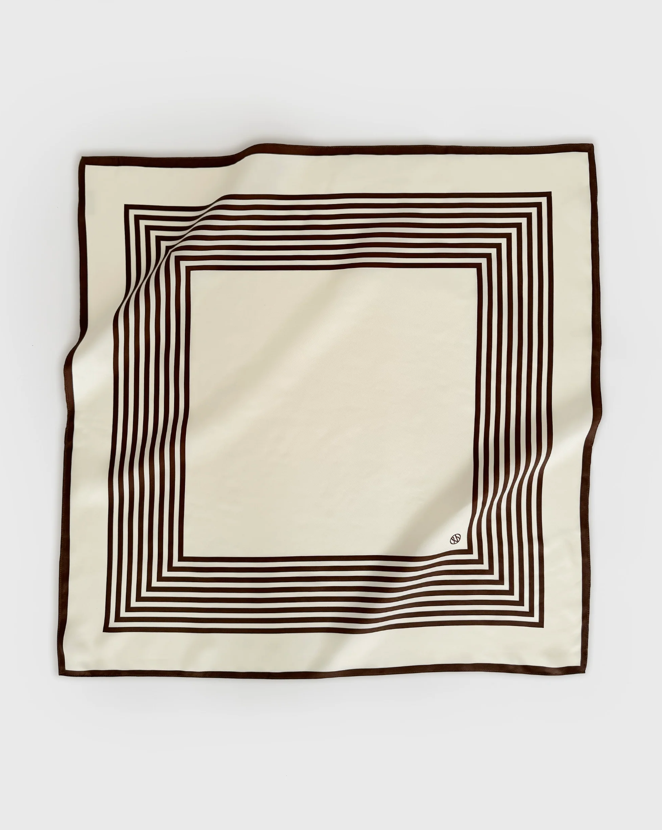 Striped Scarf Cream & Mocha Mousse Tilbehør